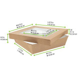 Sample of 210KRAYB195 60oz 7.1 x 7.1 x 2in - 1 pcs Sample of 210KRAYB195 60oz 7.1 x 7.1 x 2in - 1 pcs